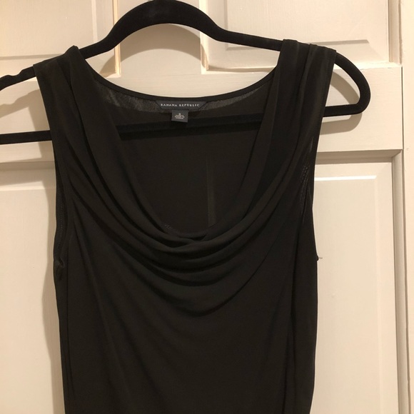 BANANA REPUBLIC!  Long drape neck dress. - Picture 4 of 7